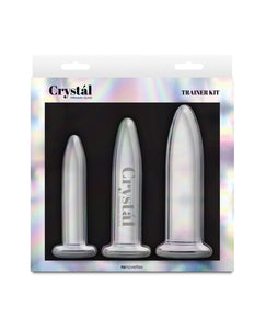 Clear Crystal Anal Training Set - 3 Piece Collection