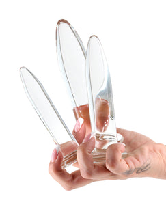 Clear Crystal Anal Training Set - 3 Piece Collection