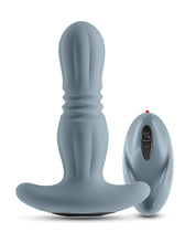 Load image into Gallery viewer, Renegade Gemini Anal Plug Vibrator w/Remote - Gray
