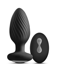 Plugue anal giratório e vibratório Renegade Alpine 2.0 com controle remoto - preto