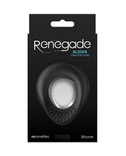 Încărcați imaginea în vizualizatorul Galerie, Renegade Slider Rechargeable Vibrating Cock Ring - Black
