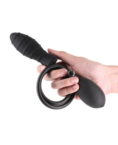 Renegade Inflataplay Expandable Anal Plug - Black