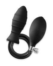 Lataa kuva gallerian katseluohjelmaan, Renegade Inflataplay Expandable Anal Plug - Black
