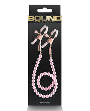 Load image into Gallery viewer, Bound Adjustable Pink Nipple Clamps
