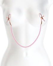 Load image into Gallery viewer, Bound Adjustable Pink Nipple Clamps
