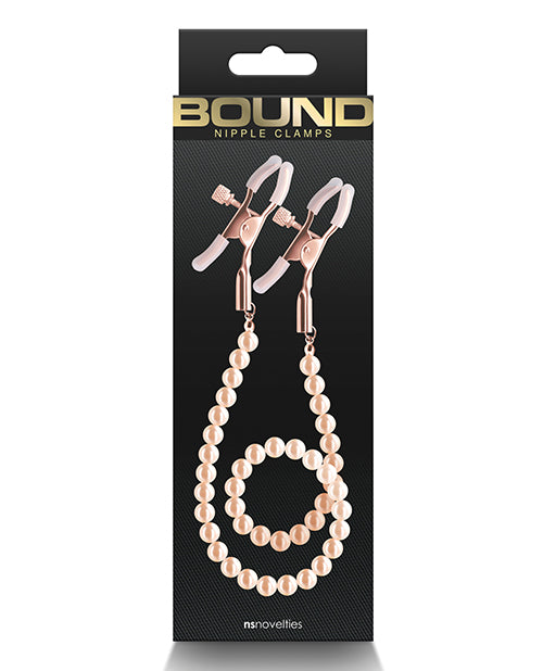 Rose Gold Nipple Clamps af Bound Dc1