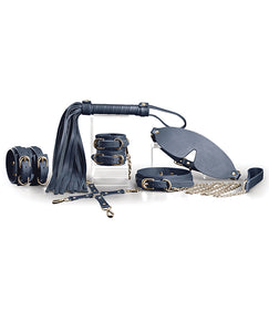 BDSM Fantasy 6-Piece Restraint Kit - Ocean Blue