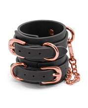 Load image into Gallery viewer, Luxury Black Restraint Cuffs - Bondage Couture
