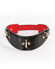 Load image into Gallery viewer, Seductive Lilith Restraint Collar - Noir for Doms and Subs
