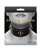 Load image into Gallery viewer, Seductive Lilith Restraint Collar - Noir for Doms and Subs
