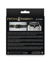 Load image into Gallery viewer, Jezebel Black Collar with Gold Accents and Pearls Fashion
