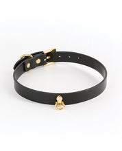 Load image into Gallery viewer, Cara Adjustable Black Collar with O-Ring by Fetish Fashion
