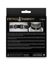 Load image into Gallery viewer, Cara Adjustable Black Collar with O-Ring by Fetish Fashion
