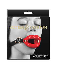 Seductive Kourtney Gag - Black and Red Edition Ball Gag