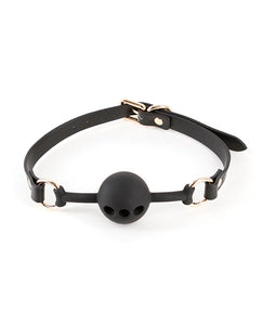 Seductive Black Ball Gag by Fetish & Fashion for Intimacy