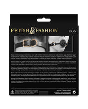 Load image into Gallery viewer, Seductive Black Ball Gag by Fetish &amp; Fashion for Intimacy
