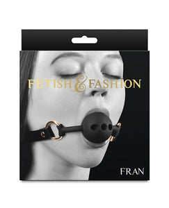 Seductive Black Ball Gag by Fetish & Fashion for Intimacy