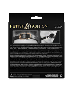 Fetish & Fashion Megan Justerbar Bollgag - Svart Tillbehör