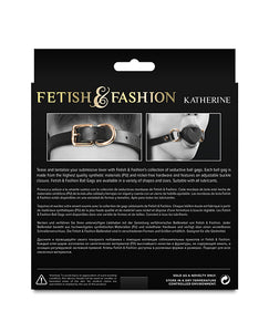 Katherine Gag de Bal Fashionabil pentru Jocuri Fetish Stilate