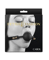 Verleidelijke Zwarte Ball Gag voor BDSM Speelaccessoire