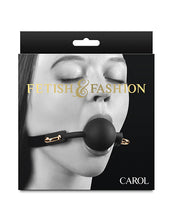 Load image into Gallery viewer, Seductive Black Ball Gag for BDSM Play Accessory
