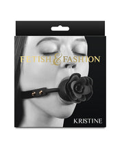 Load image into Gallery viewer, Seductive Black Ball Gag by Fetish &amp; Fashion Kristine Edition
