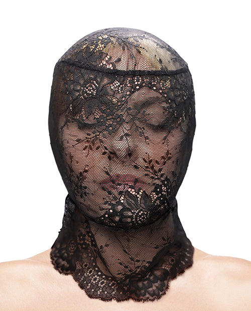 Lace-Covered Taboo Hood for Elegant Fashion Statement