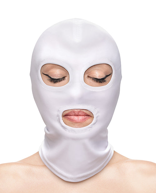 Black Taboo Eye and Mouth Mask for Enhanced Play