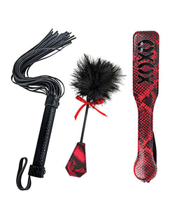 Sensual Playtime Kit: Whip, Tickle & Paddle for Couples