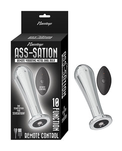 Ass-sation Remote Vibrerende Metalen Anale Bol