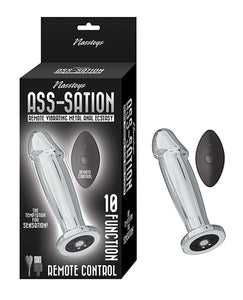 Ass-sation Controle Remoto Vibrante Metal Ecstasy