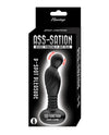 Ass-sation Remote Vibrating P Spot Plug - Nero