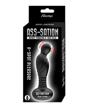 Load image into Gallery viewer, Ass-sation Remote Vibrating P Spot Plug - Black
