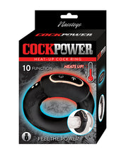 Load image into Gallery viewer, Heated Pleasure Cock Ring - Black for Ultimate Sensation
