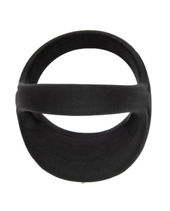 Ultimate Pleasure Scrotum og Cock Ring - Midnight Black