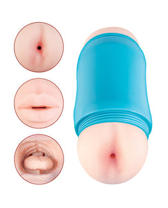 Ultimativer Dual-Function Pleasure Stroker - Delite Mund & Po Design