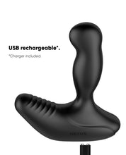 Load image into Gallery viewer, Revo Stealth Prostate Massager with App Control - Black Rotating &amp; Vibrating Pleasure Device
