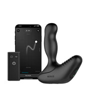 Indlæs billede i gallerifremviser, Revo Stealth Prostata Massager med App Kontrol - Sort Roterende &amp; Vibrerende Nydelsesapparat
