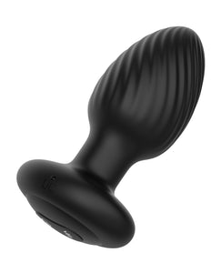 Nexus Tornado Plug Anal Grande Giratorio y Vibrador con Control Remoto - Negro