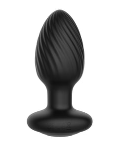 Nexus Tornado Plug Anal Grande Giratorio y Vibrador con Control Remoto - Negro