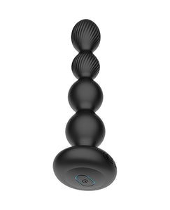 Plug anal Nexus Tornado Probe rotativ și vibrator - negru