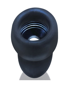 Oxballs Morphhole 2 Gaper Plug - Large Black Ice Edition