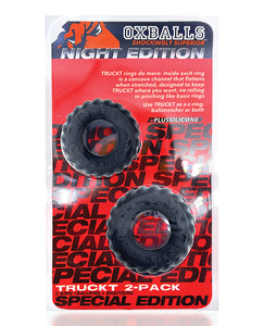 Oxballs TruckT Cock & Ball Ring Duo - Special Edition Night Pack