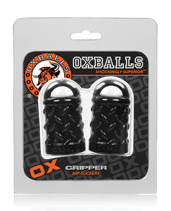 Oxballs GRIPPER Nipple Suction Cups - Black