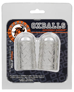 Oxballs GRIPPER Nipple Stimulators - Transparent Duo