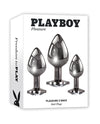 Playboy Pleasure Pleasure 3 Ways Butt Plugs