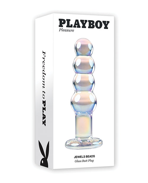 Playboy Pleasure Jewels Perlen Analplug - Klar