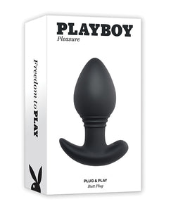 Playboy Pleasure Plug & Play Butt Plug - Marinho