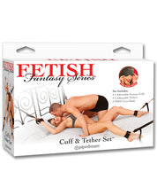 Load image into Gallery viewer, Fetish Fantasy Adjustable Restraint Cuff &amp; Tether Set
