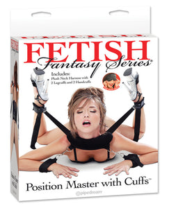 Ultimate Position Control Kit with Cuffs for Intimate Fun